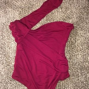 Red bodysuit size small